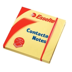 Esselte Contacta Notes 75 x 75 mm, giallo