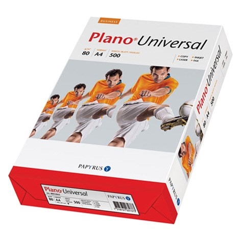 A4 Plano Universale 80 g/m² - Confezione da 500 fogli con foro.