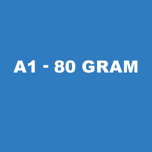 A1 Carta per plotter da 80 grammi - larghezza di 594 mm