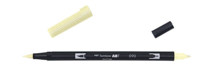 Tombow Marker ABT Dual Brush 090 lemon cream