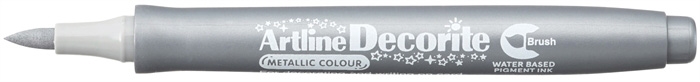 Artline Decorite Brush argento