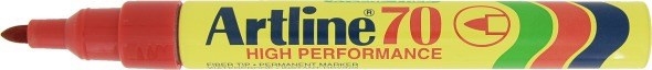 Artline Marker 70 permanente 1.5 rosso