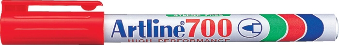 Artline Marker 700 Permanent 0.7 rosso