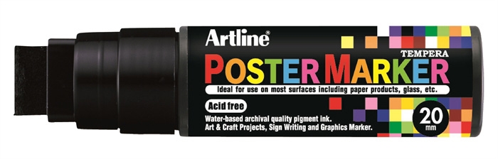 Artline Pennarello Poster 20 nero