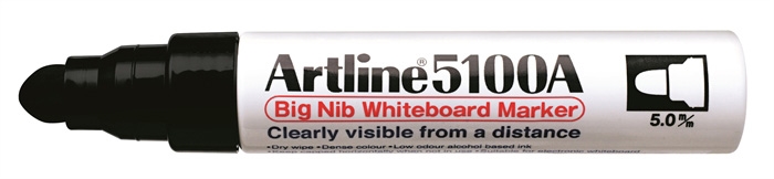 Artline Pennarello Lavagna 5100A BIG, nero