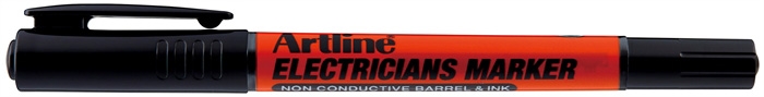 Artline marcador elettrico per elettricisti nero