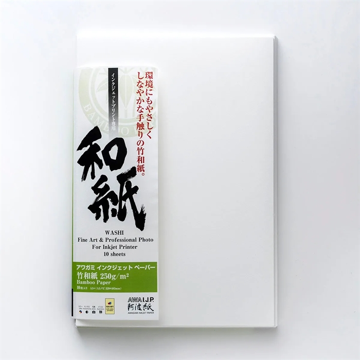 Awagami Bamboo 250 - 250 g/m², A2 10 fogli