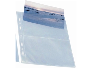 Bantex Tasca per cartoline 10x15 0,11mm 4 carte trasparenti (10)