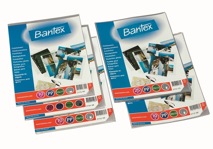 Bantex Fotolomme 10x15 0,1mm formato verticale 8 foto trasparenti (25)