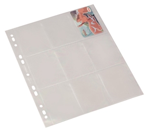 Bantex Buste Raccoglitore per Carte da Collezione A4 0,08mm 9 carte trasparenti (10)