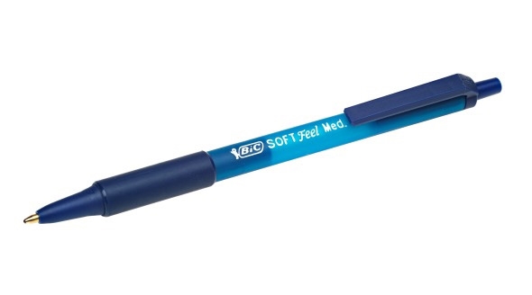 Bic penna a sfera Soft Feel Clic Grip blu
