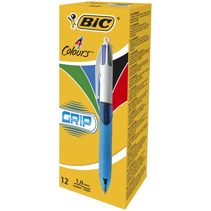 Bic Penna a sfera 4 colori Bic Grip