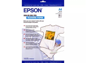 Carta per trasferimento a caldo Epson 124 g/m² - A4 - 10 fogli