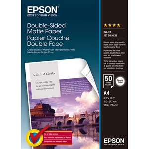 Carta Opaca Double Sided Epson - A4 - 50 fogli