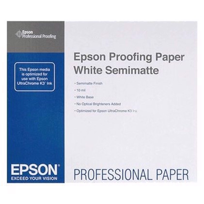 Epson Proofing Paper White Semimatte A3+ - 100 fogli 