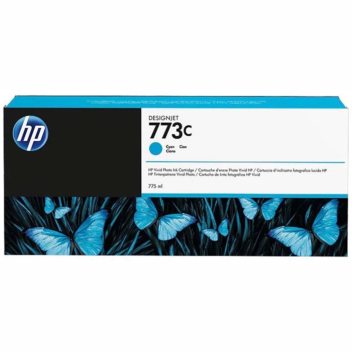 HP 773C cartuccia di inchiostro Cyan, 775 ml