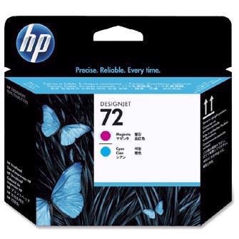 HP 72 Magenta e Cyan Testina di stampa