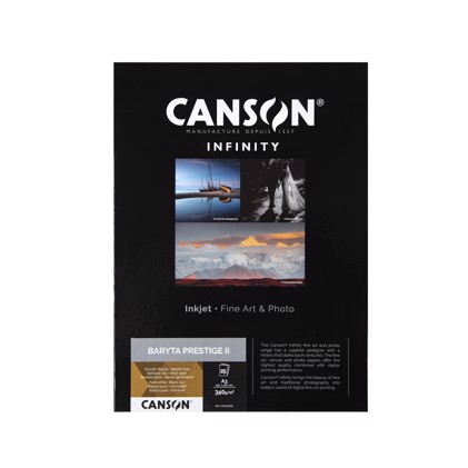 Canson Baryta Prestige II 340 g/m² - A3+, 25 fogli 