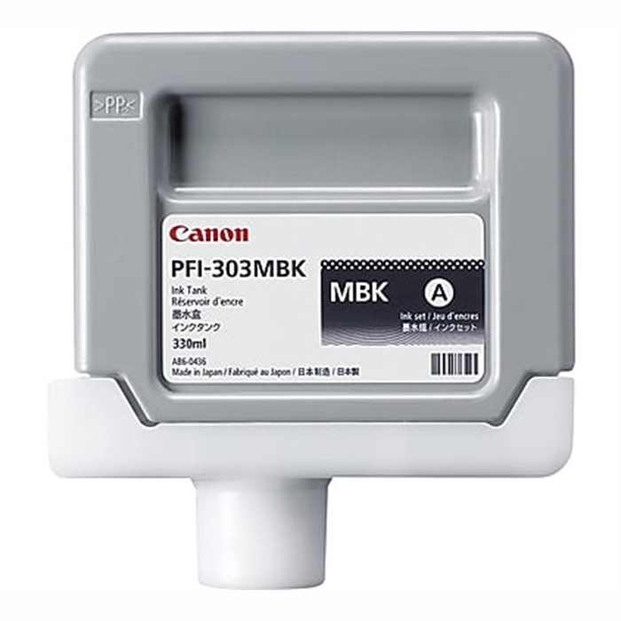 Canon PFI-303 MBK Nero Opaco - Cartuccia d\'inchiostro da 330 ml