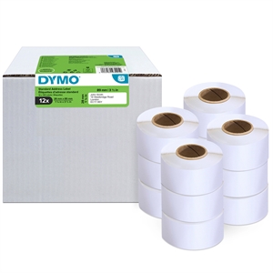 Dymo DYMO LabelWriter 28 mm x 89 mm etichette standard per indirizzi, confezione da 12.