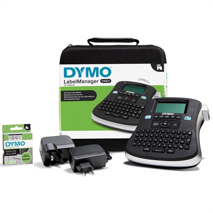 LabelManager 210D+ Kit Etichettatrice Custodia Qwerty