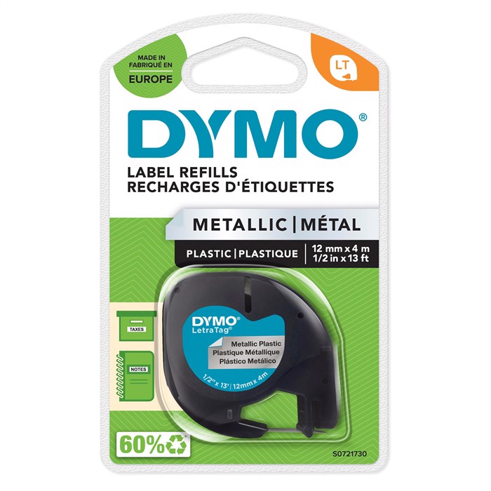 Nastrote DYMO LT argento metallico