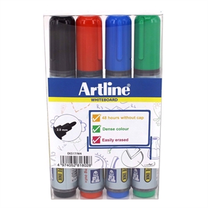 Artline Pennarello per lavagne 517 set da 4