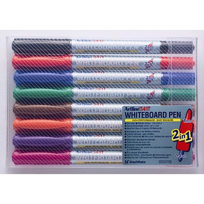 Artline Whiteboard Marker 541T 2-in-1 8-sett