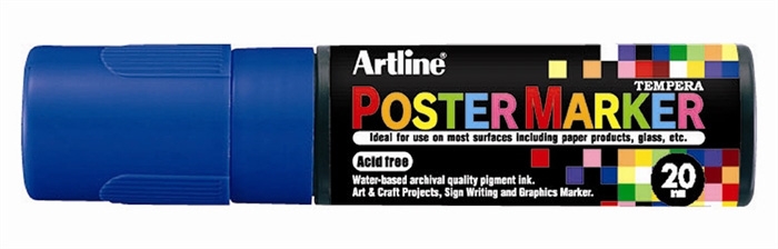 Artline Pennarello per poster 20 blu