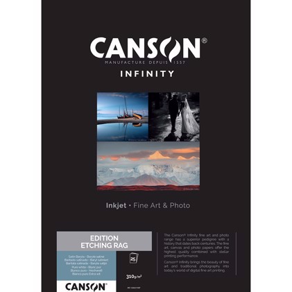 Canson Edition Etching Rag 310 g/m² - A4, 25 fogli 