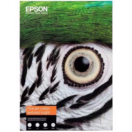 Epson Fine Art Cotton Textured Bright 300 g/m2 - A2 25 fogli 