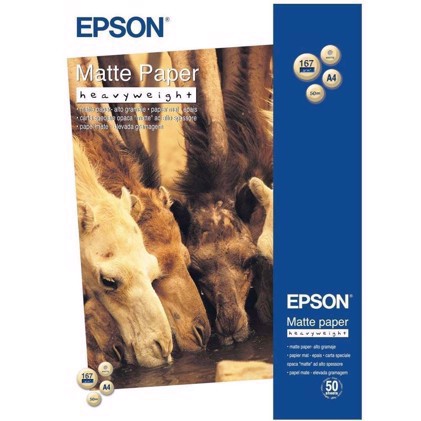 Epson Matte Paper Heavy Weight 167 g, A4 - 50 fogli 
