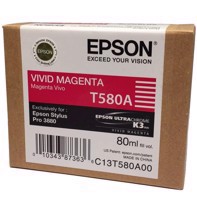 Epson Vivid Magenta 80 ml cartuccia di inchiostro T580A - Epson Pro 3880