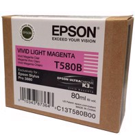Epson Vivid Light Magenta 80 ml cartuccia di inchiostro T580B - Epson Pro 3880