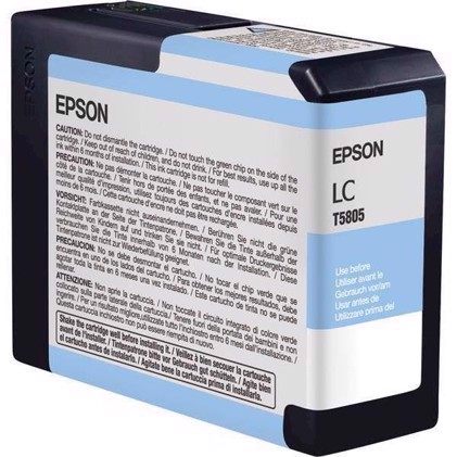 Epson Light Cyan 80 ml cartuccia di inchiostro T5805 - Epson Pro 3800 e 3880