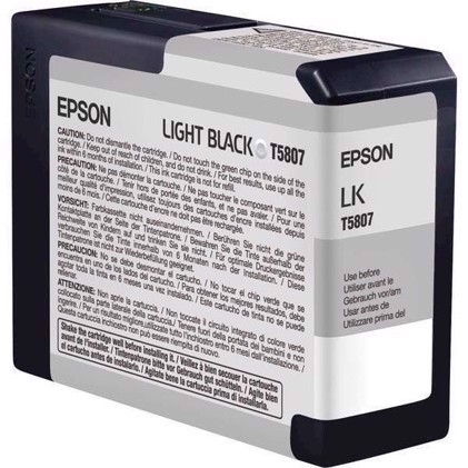 Epson Light Black 80 ml cartuccia di inchiostro T5807 - Epson Pro 3800 e 3880