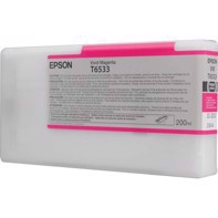 Epson Vivid Magenta T6533 - Cartuccia di inchiostro da 200 ml per Epson Pro 4900