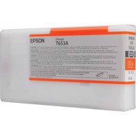 Epson Orange T653A - Cartuccia di inchiostro da 200 ml per Epson Pro 4900