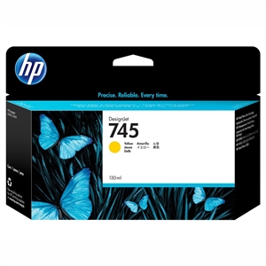 HP 745 Cartuccia gialla d'inchiostro, 130 ml