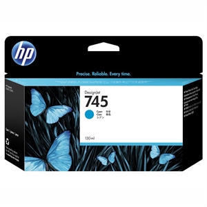 HP 745 cartuccia di inchiostro Cyan, 130 ml