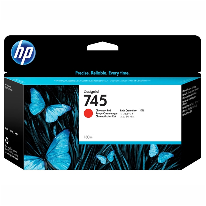 HP 745 cartuccia di inchiostro ChroMattic red, 130 ml