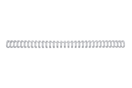 GBC Wire rilegatura 3:1 NO4 6 mm A4 argento (100)