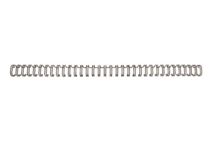 GBC Wire spina 3:1 NO5 8mm A4 nero (100)