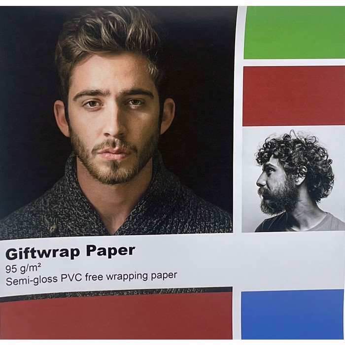 Color Europe Giftwrap paper Premium Satin 95 g/m² - 515 mm x 50 metri 