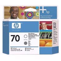 HP 70 - Esaltatore di lucentezza e teste di Light Grey.