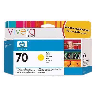 HP 70 - Cartuccia di inchiostro giallo da 130 ml