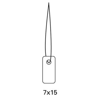 HERMA etichetta pendente con cordino 7 x 15 mm, 1000 pezzi.