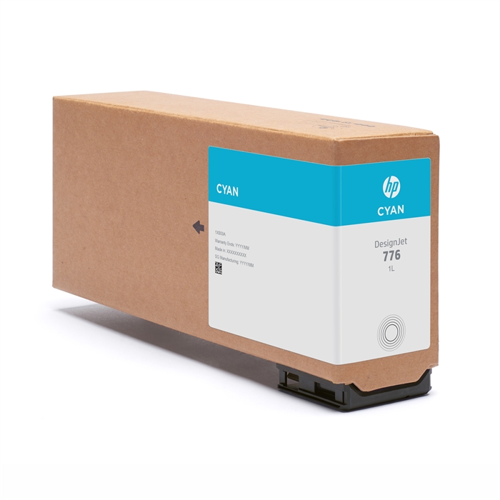 HP 776 cartuccia d\'inchiostro, 1 litro, Cyan
