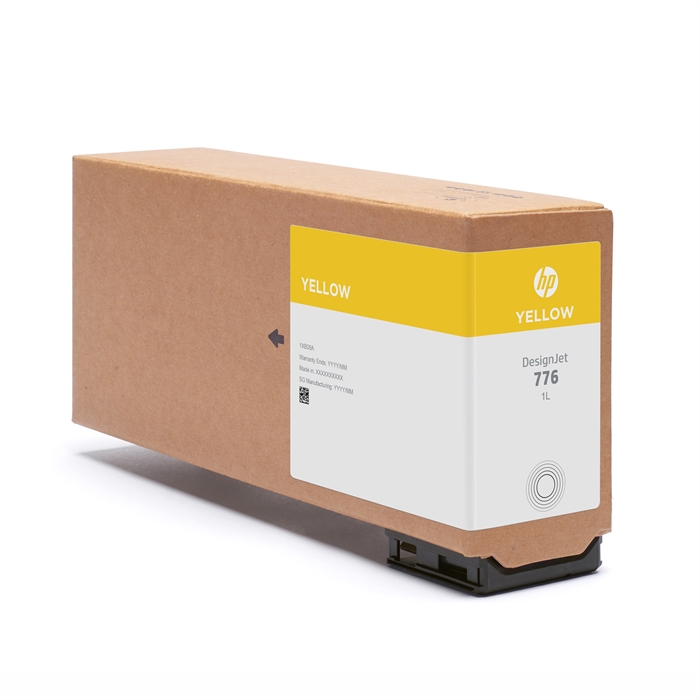 HP 776 cartuccia d\'inchiostro, 1 litro, Yellow