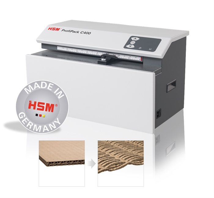 HSM ProfiPack papmakulator C400 modello da tavolo